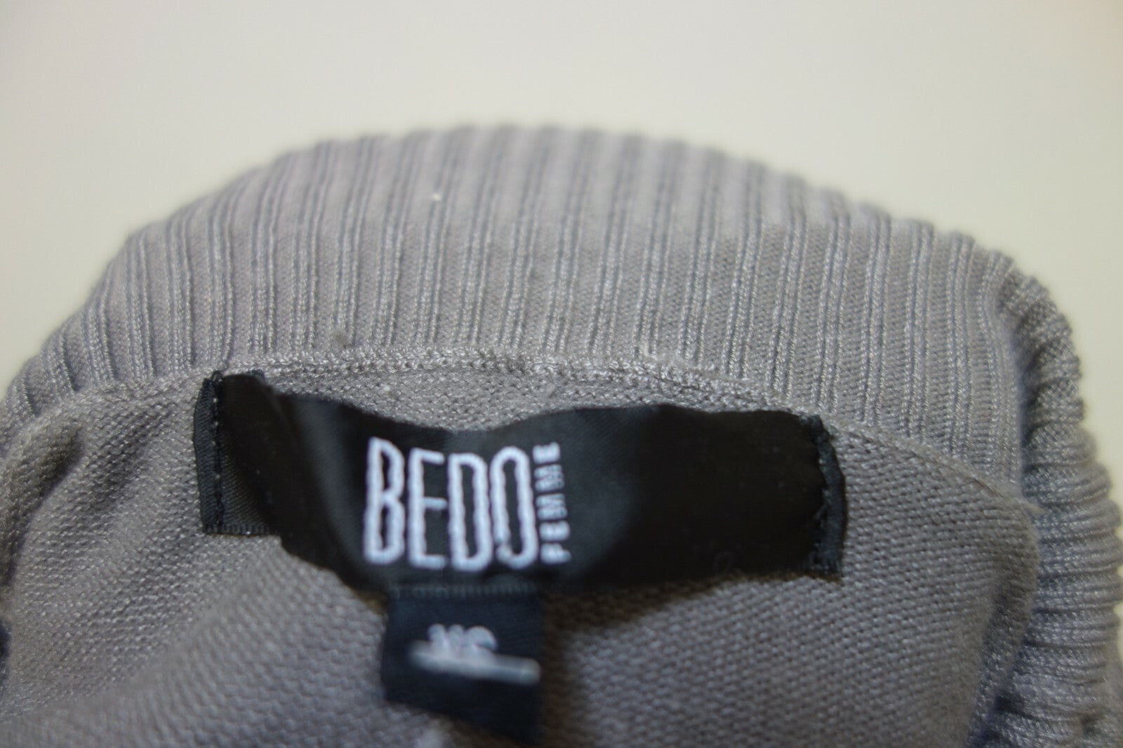 EK0562 Damen Rollkragen Pullover von Bedo, grau, Gr. XS5