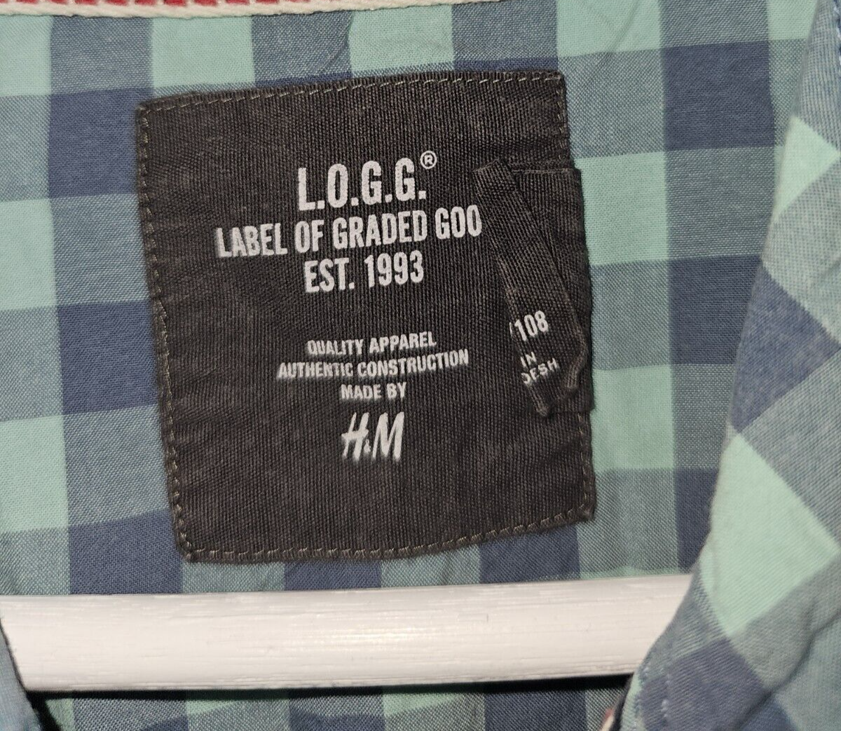 EK6814 Herren Hemd von L.O.G.G., blau, Gr. L 1