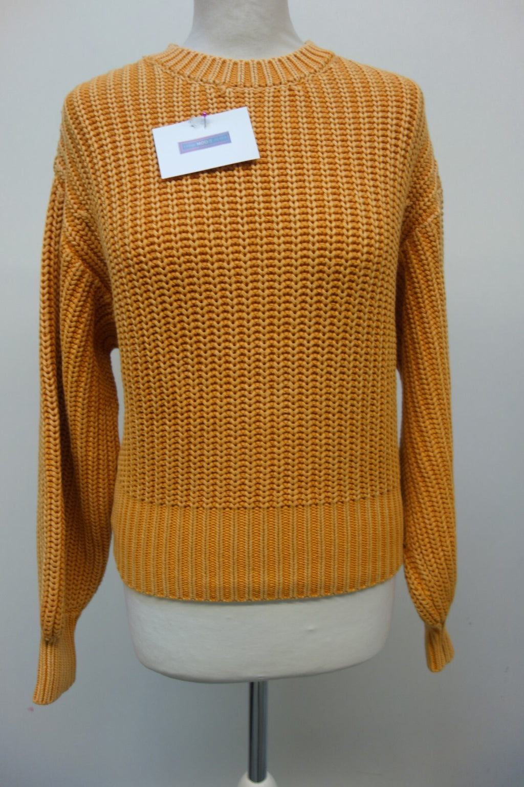 EK2697 Damen Pullover von Tommy Jeans, senfgelb, Gr. XS0