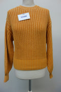 EK2697 Damen Pullover von Tommy Jeans, senfgelb, Gr. XS0