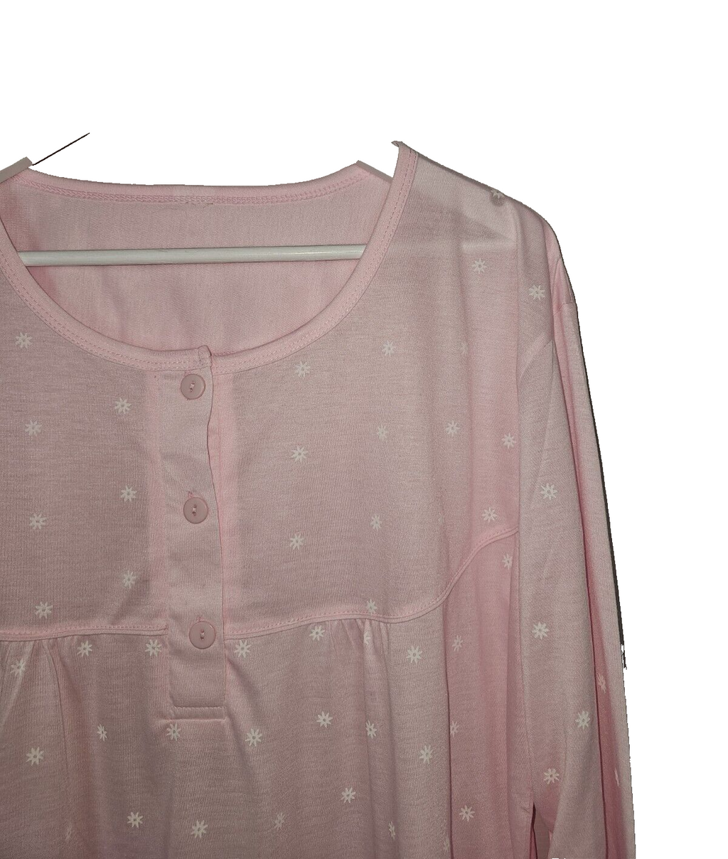 EK6970 Damen Schlafkleid, rosa, Gr.XL1