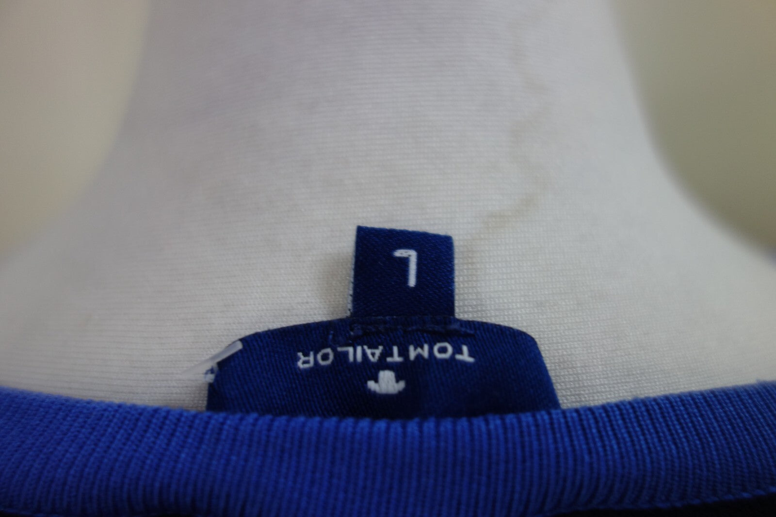 EK3466 Damen Shirt von Tom Tailor, blau und weiß gestreift, Gr.L4