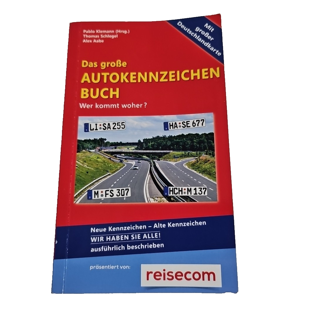 EB2496 Das große Autokennzeichen Buch: Wo kommt der denn, Zustand akzeptabel0