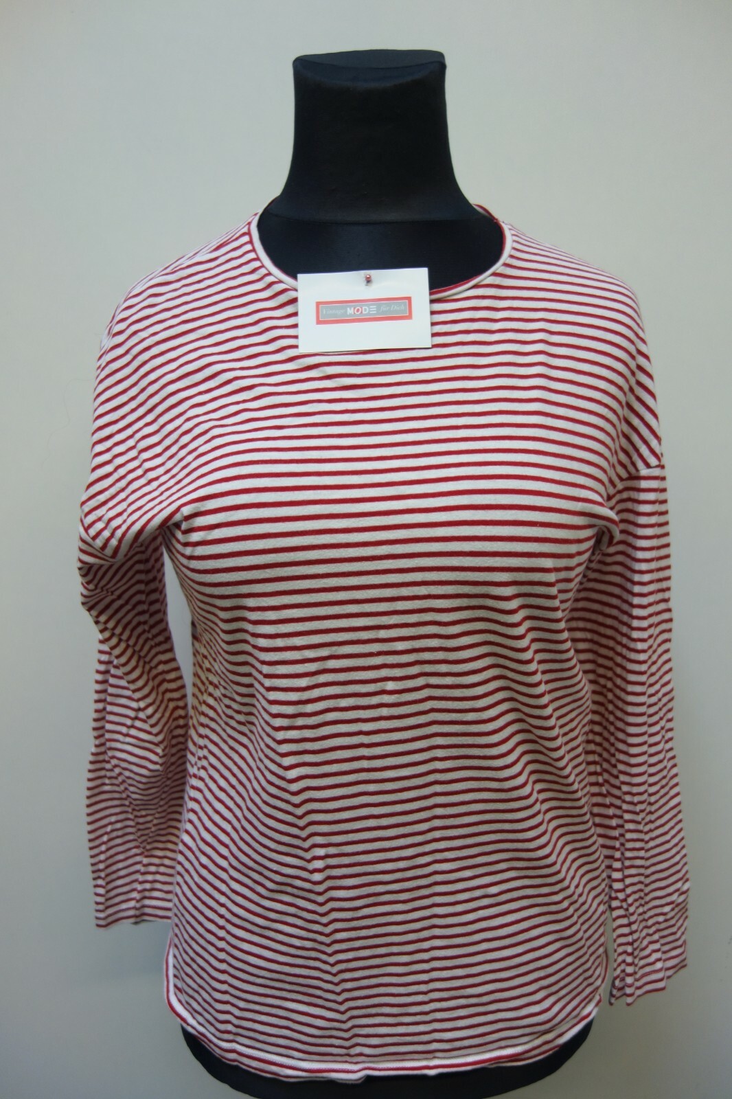 EK1356 Damen Langarmshirt von Zara Trafaluc, gestreift, Gr. S0