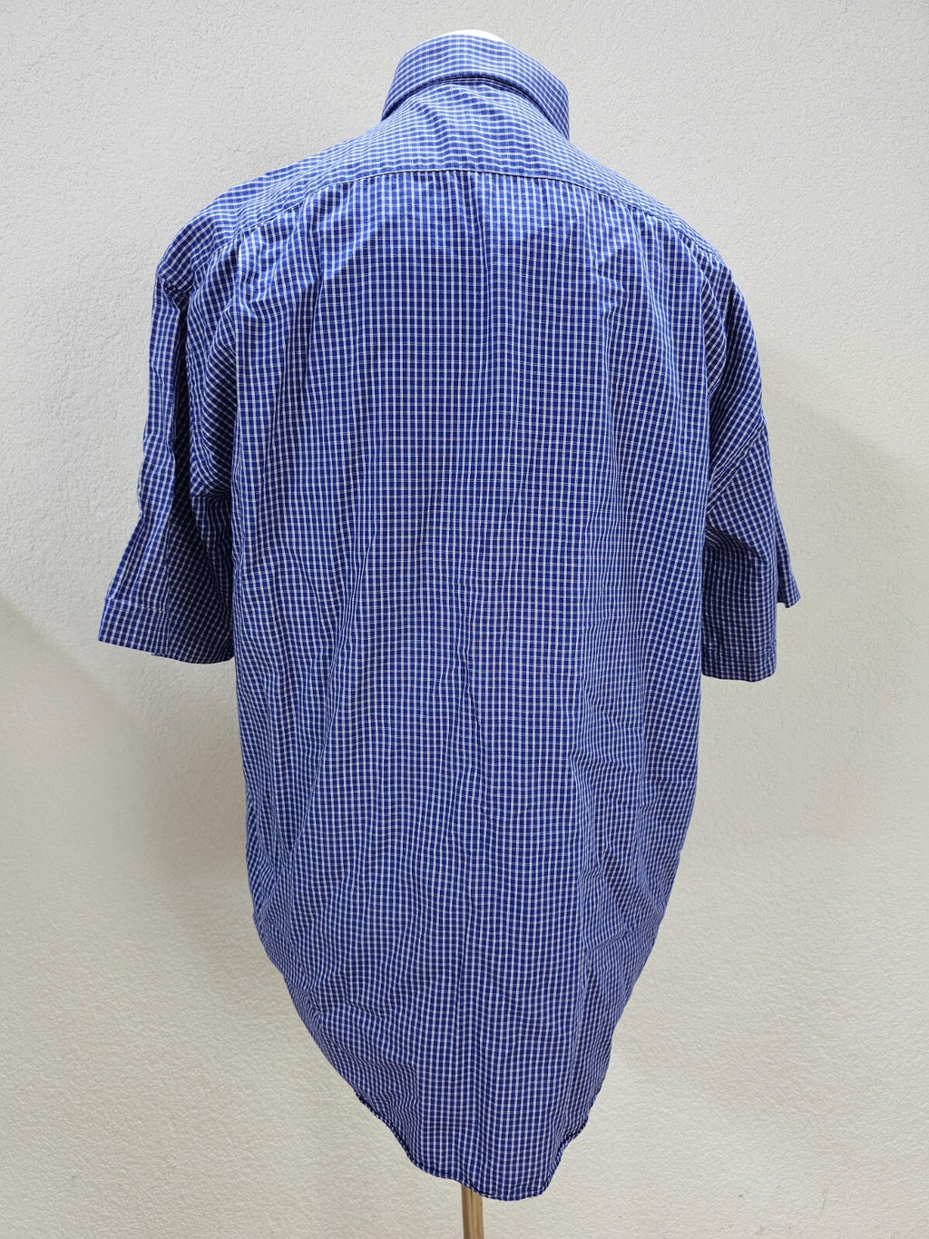 EK6108 Herren Hemd, blau/weiß kariert, Gr. XL3
