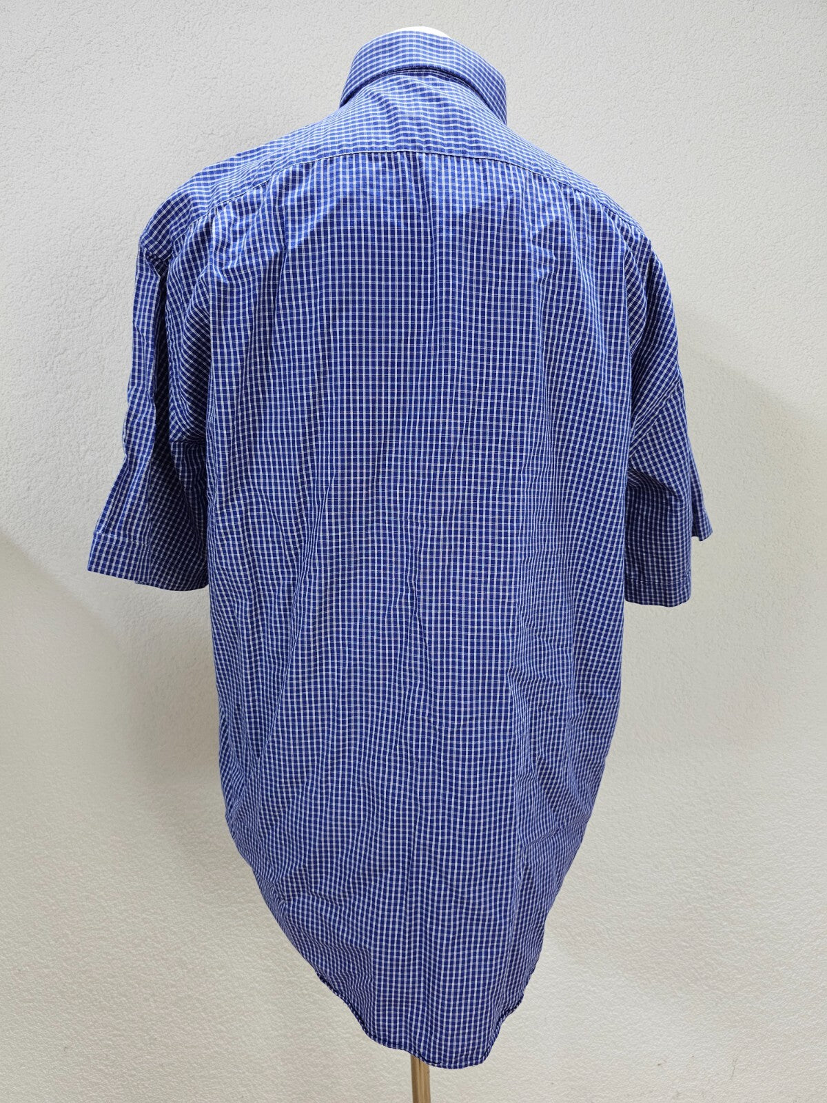 EK6108 Herren Hemd, blau/weiß kariert, Gr. XL3