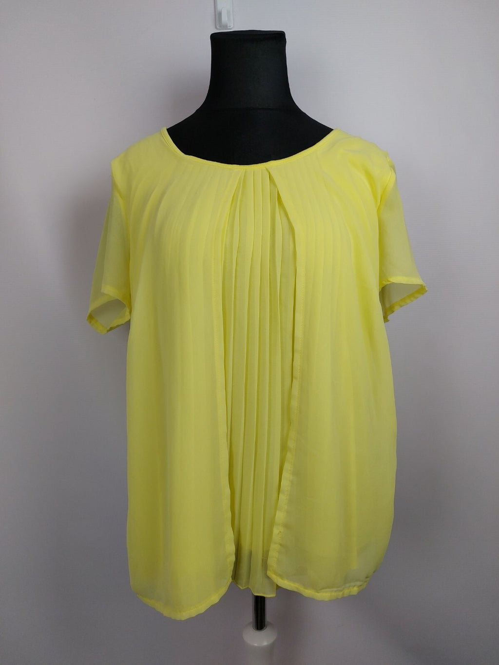 EK4366 Damen T-Shirt, markenlos, gelb, Gr. 2XL0