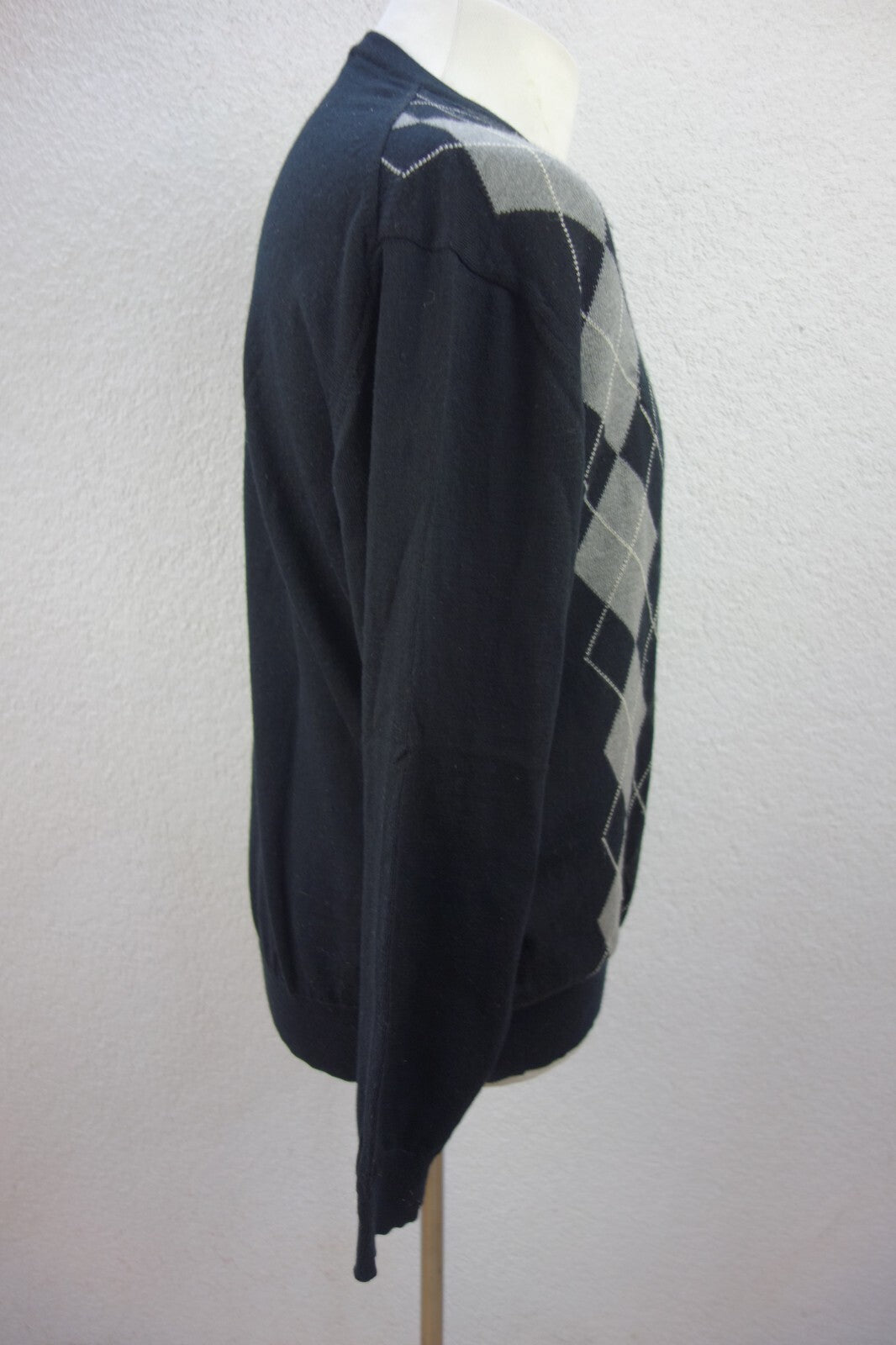 EK4113 Herren Pullover von Burlington, schwarz, grau, Gr. 502