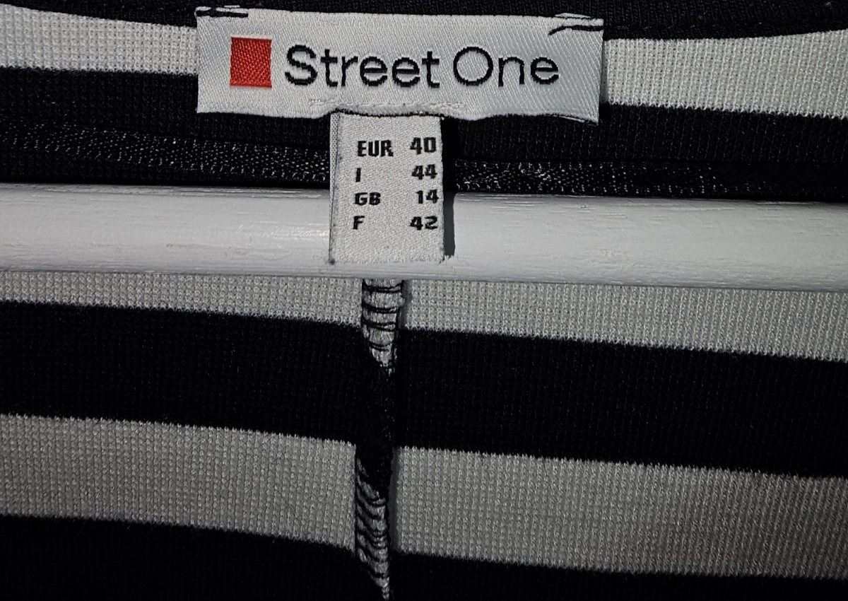 EK7329 Damen Langarmshirt von Street One, Dunkelblau, Gr.402