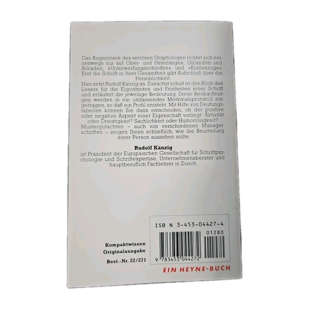 EB4161 Graphologie - Menschen anhand ihrer Schrift verstehen und beurteilen 1