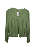 EK7491 Damen Bluse von Rainbow, Grün, Gr.400