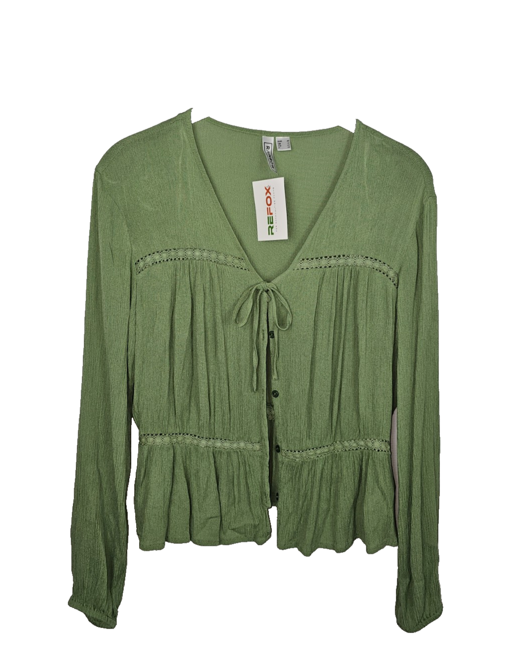 EK7491 Damen Bluse von Rainbow, Grün, Gr.400