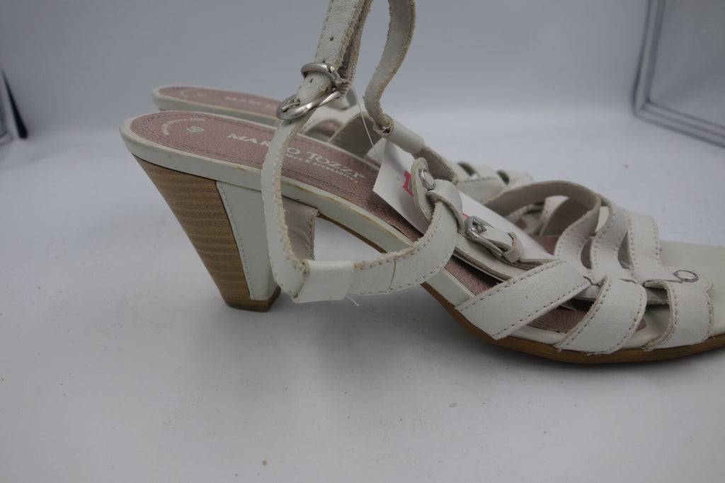 ES0481 Damen Sandalen von Marco Tozzi, weißlich, 402