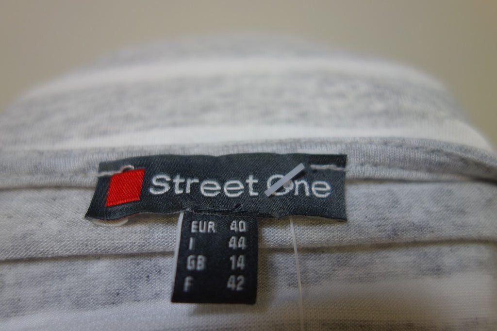 EK2032 Damen T-Shirt von Street One, grau, Gr. 404