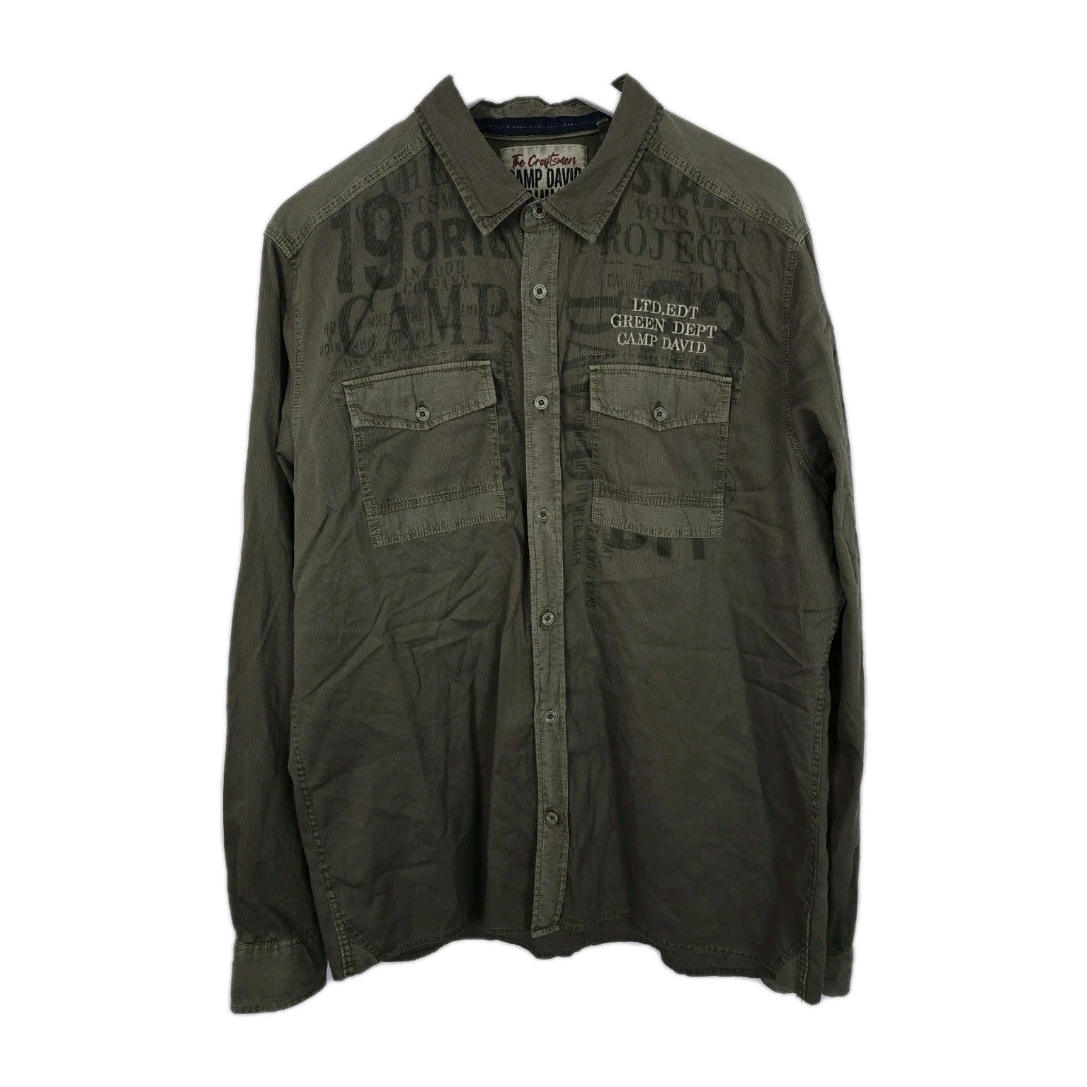 EK11224 Herren Hemd von Camp David, grün, Gr.L0