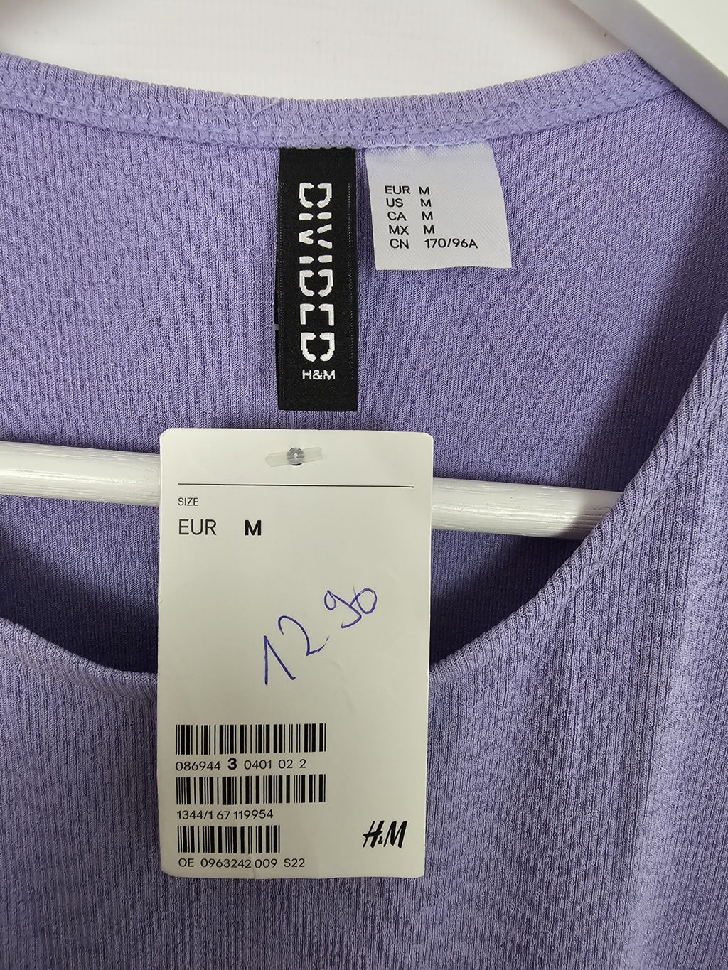 EK9366 Damen Kleid von H&M, Lila, Gr. M2