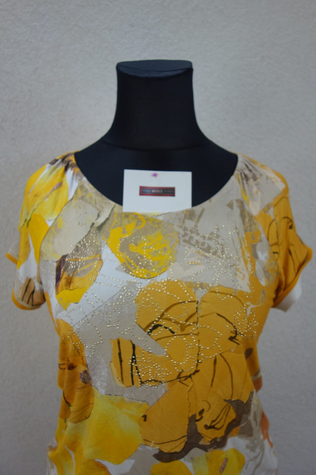 EK1873 Damen T-Shirt von Betty Barclay, gelb, Gr. 381