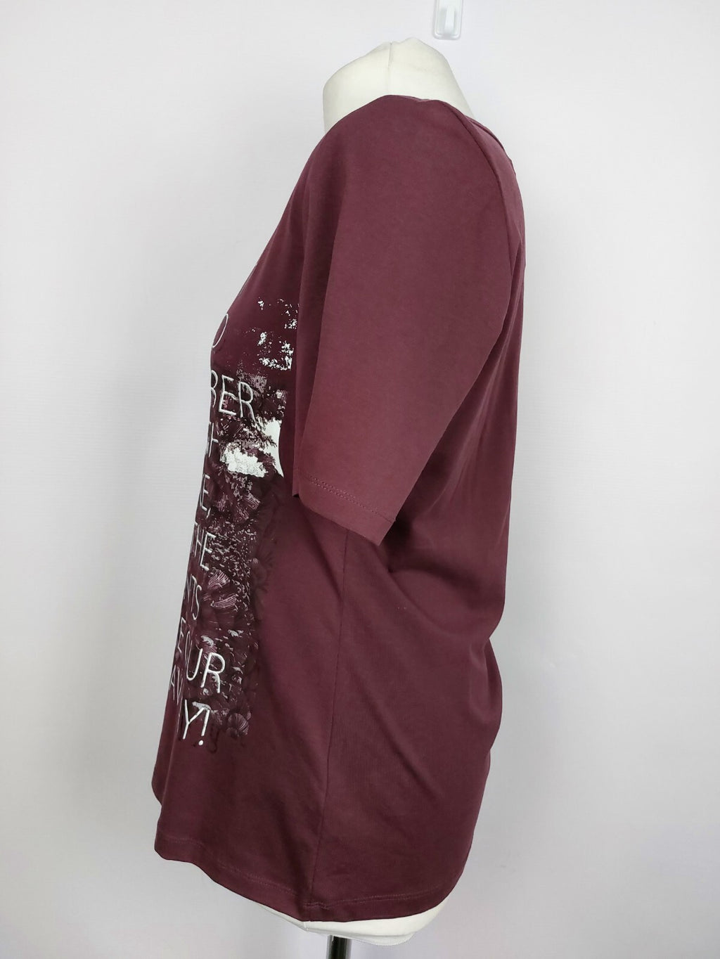 EK4167 Damen T-Shirt von Bonita, pflaume, Gr. M1