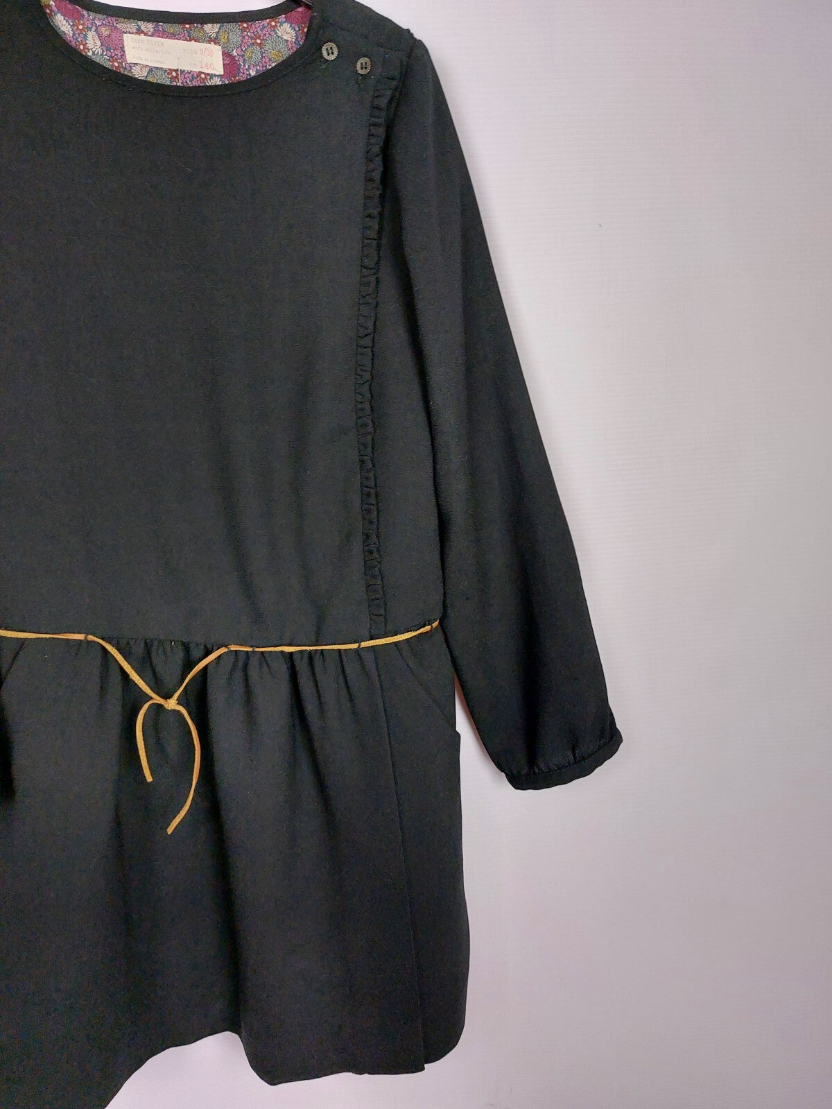 EK2841 Mädchen kleid von Zara, schwarz, Gr.1403