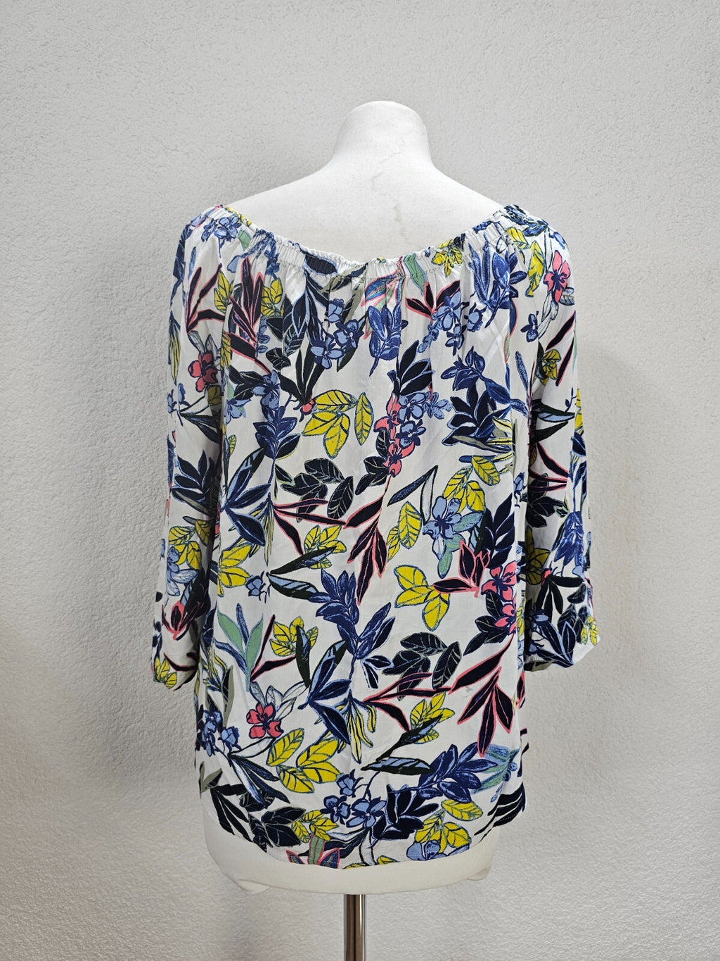 EK6229 Damen Bluse von Street One, weiß, Blumen, Gr. 383