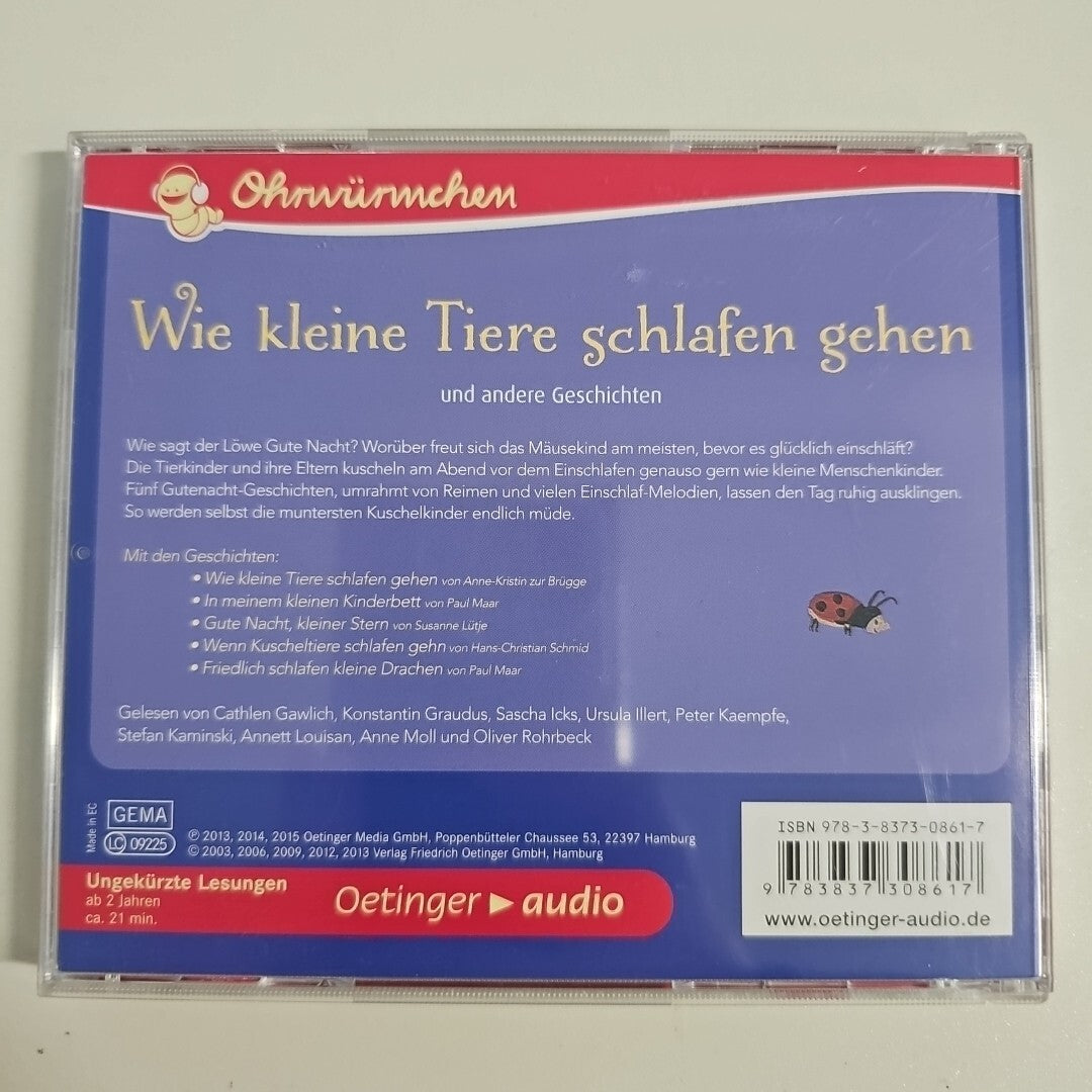 EB2013 Wie kleine Tiere schlafen gehen und andere Geschichten (CD) 1