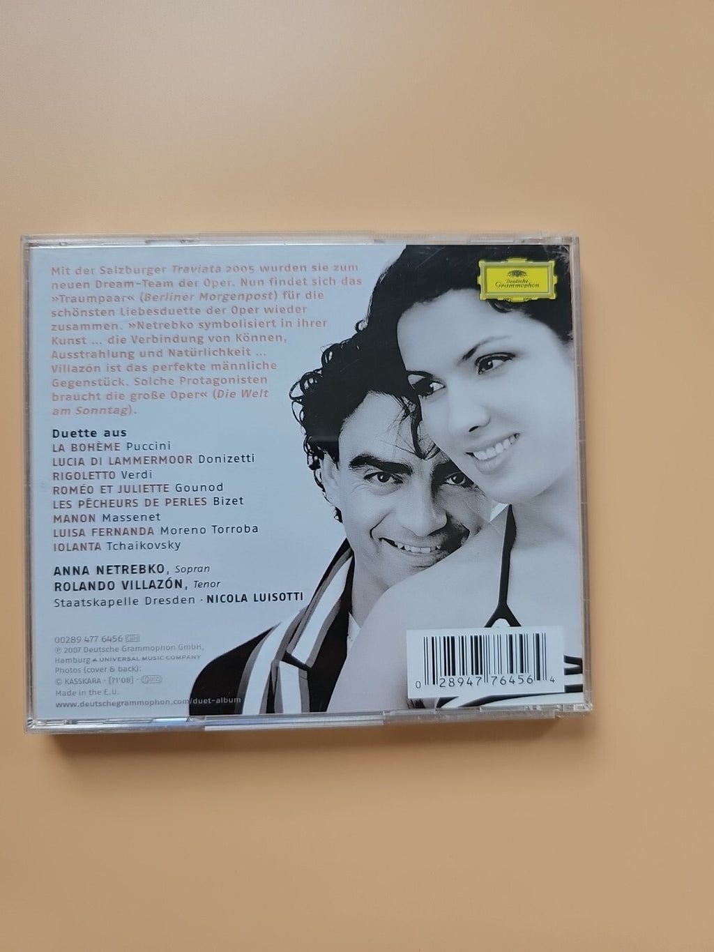 CD Anna Netrebko & Rolando Villazon - Duets - Staatskapelle Dresden 2511