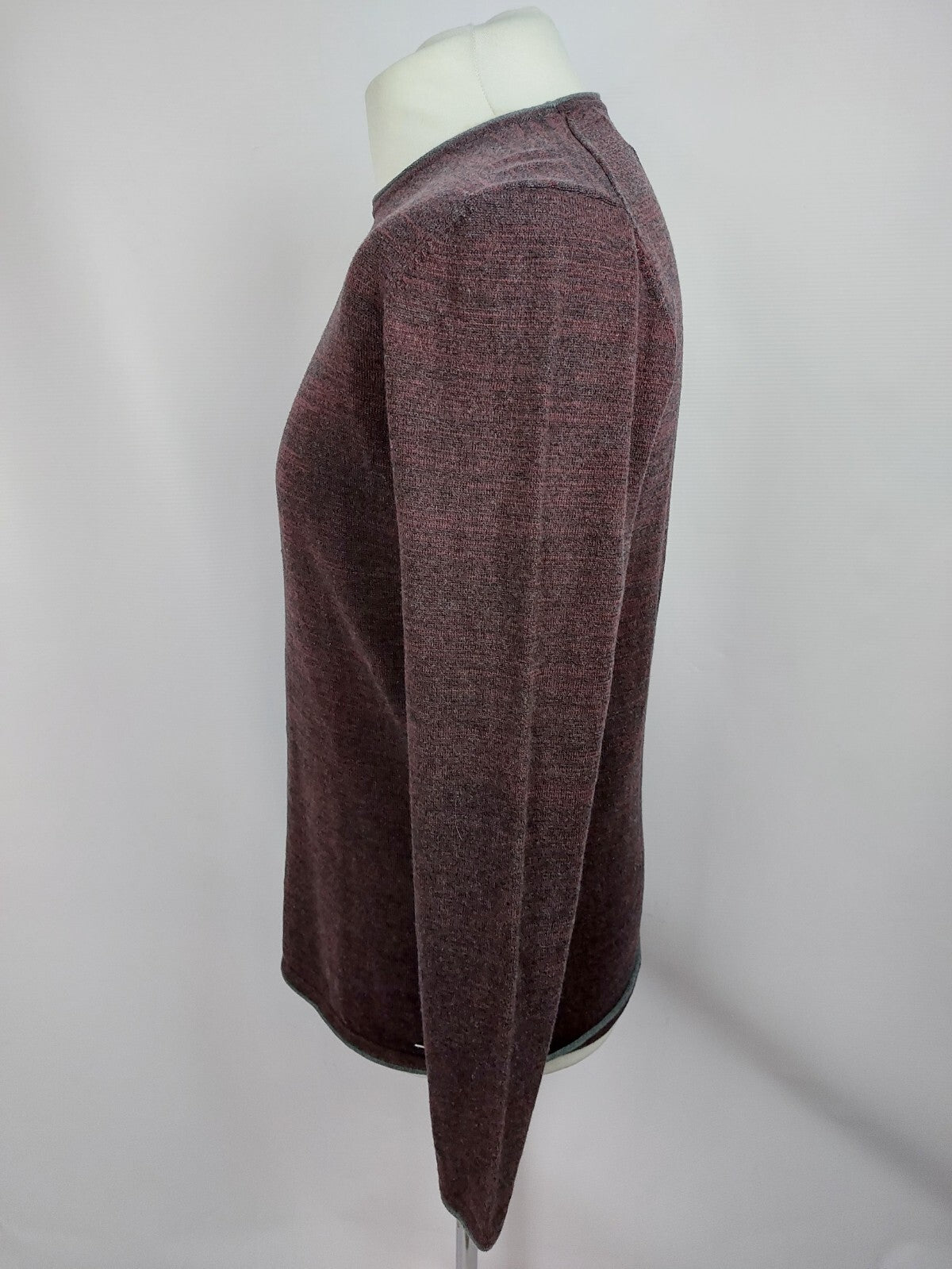 EK1188 Herren Pullover von edc, grau/lila, Gr. M3