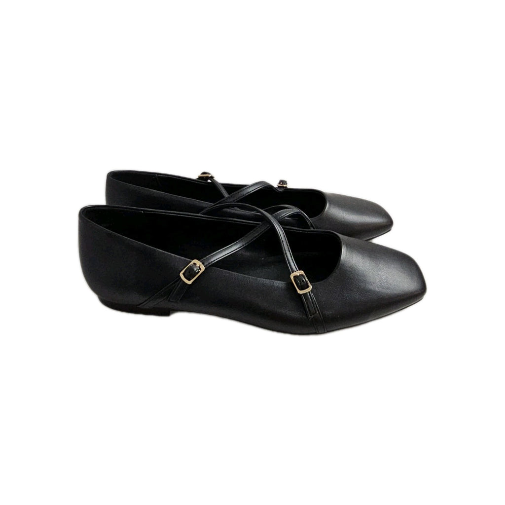 ES173 Damen Ballerina Schuhe Graceland Gr.42 Schwarz1