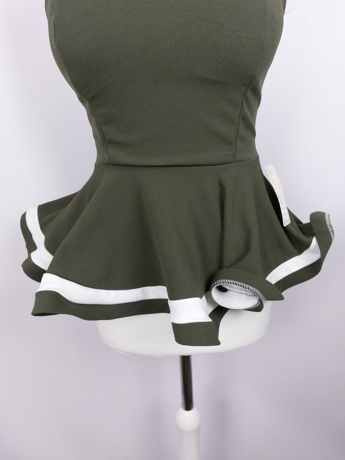 EK3409 Damen Top von Moda Italia, oliv, Gr. 342