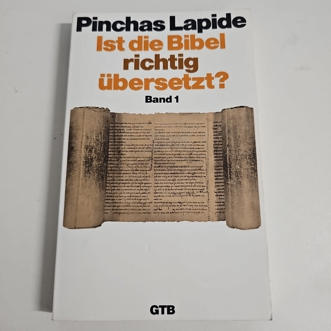 EB1786 Ist die Bibel richtig übersetzt? Band 1. von Lapide, Pinchas0