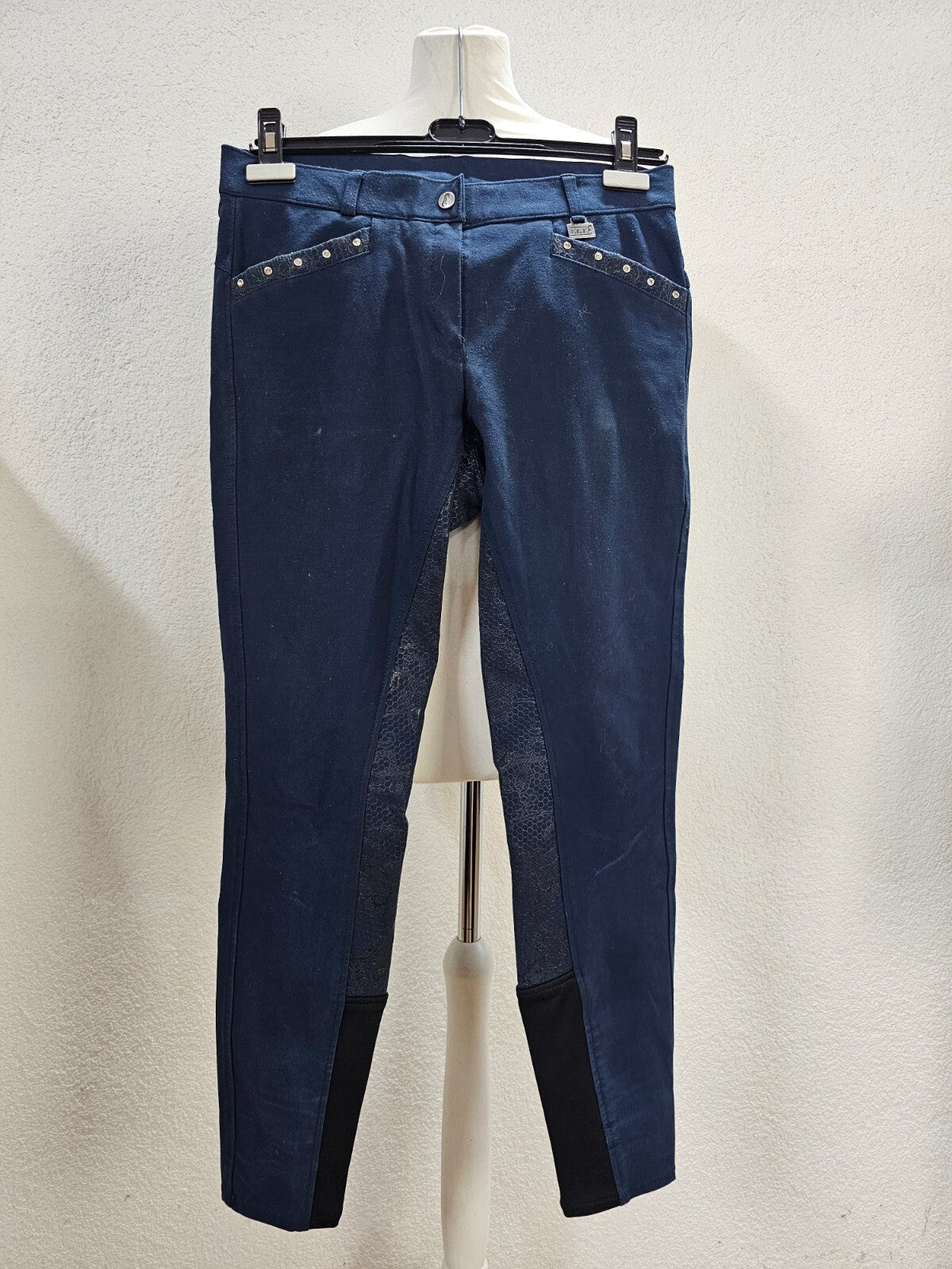 EK6176 Damen Reithose von ELT, blau, Gr. 380