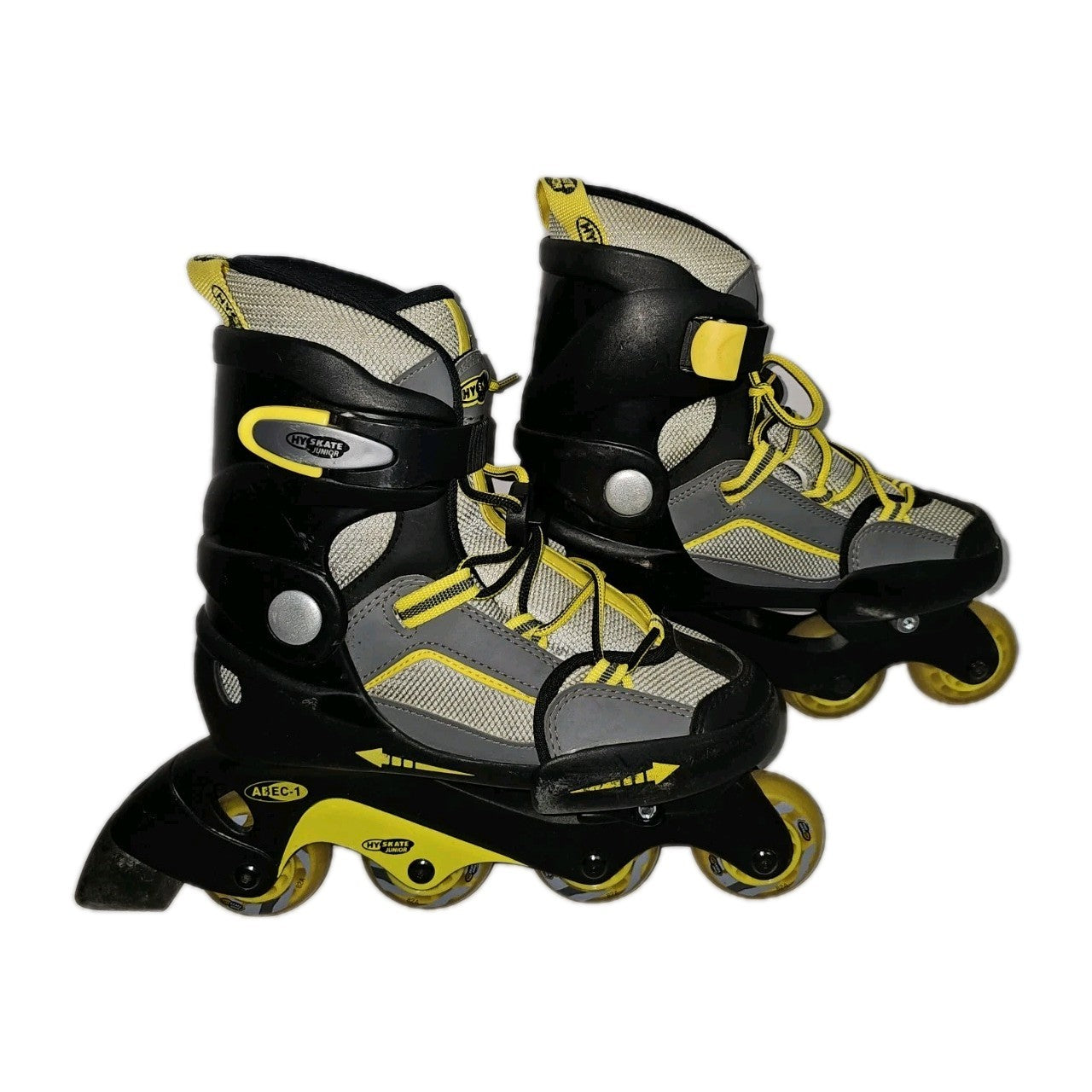 ES789 Unisex Inliner von HySkate Junior, gelb-schwarz, Gr.37-390