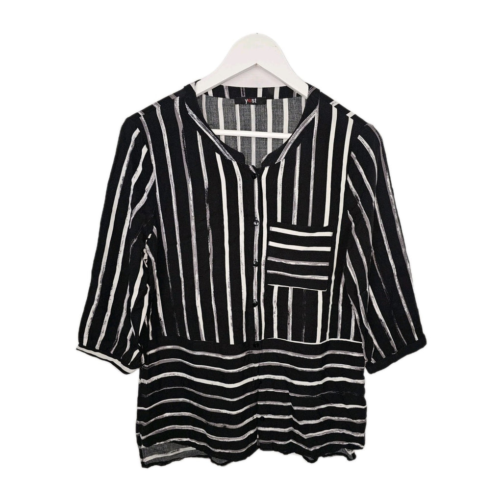 EK8805 Damen Bluse von Yest, schwarz, Gr.M0