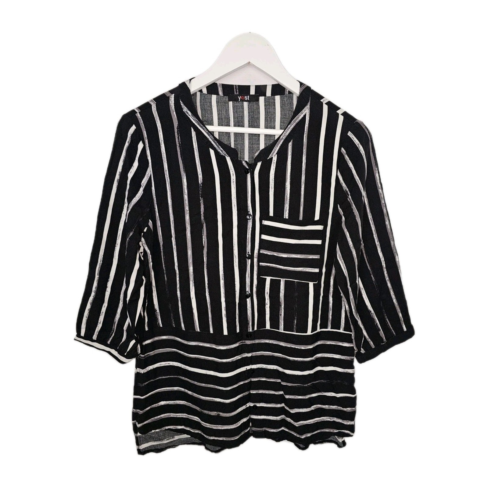 EK8805 Damen Bluse von Yest, schwarz, Gr.M0