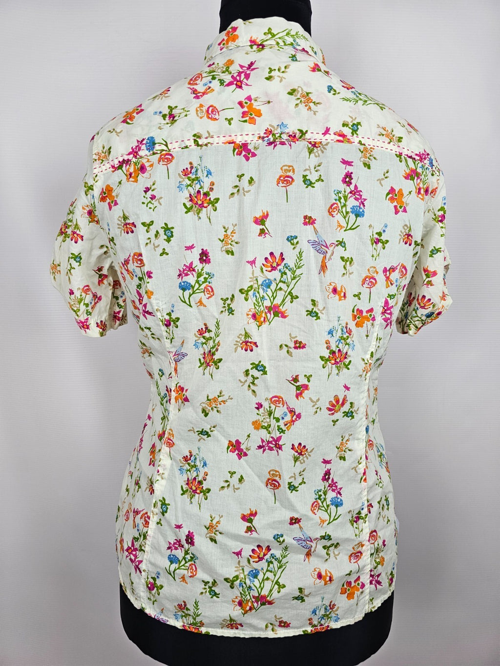 EK4792 Damen Bluse von Sunshine Coast, beige mit Blumen, Gr.XL4