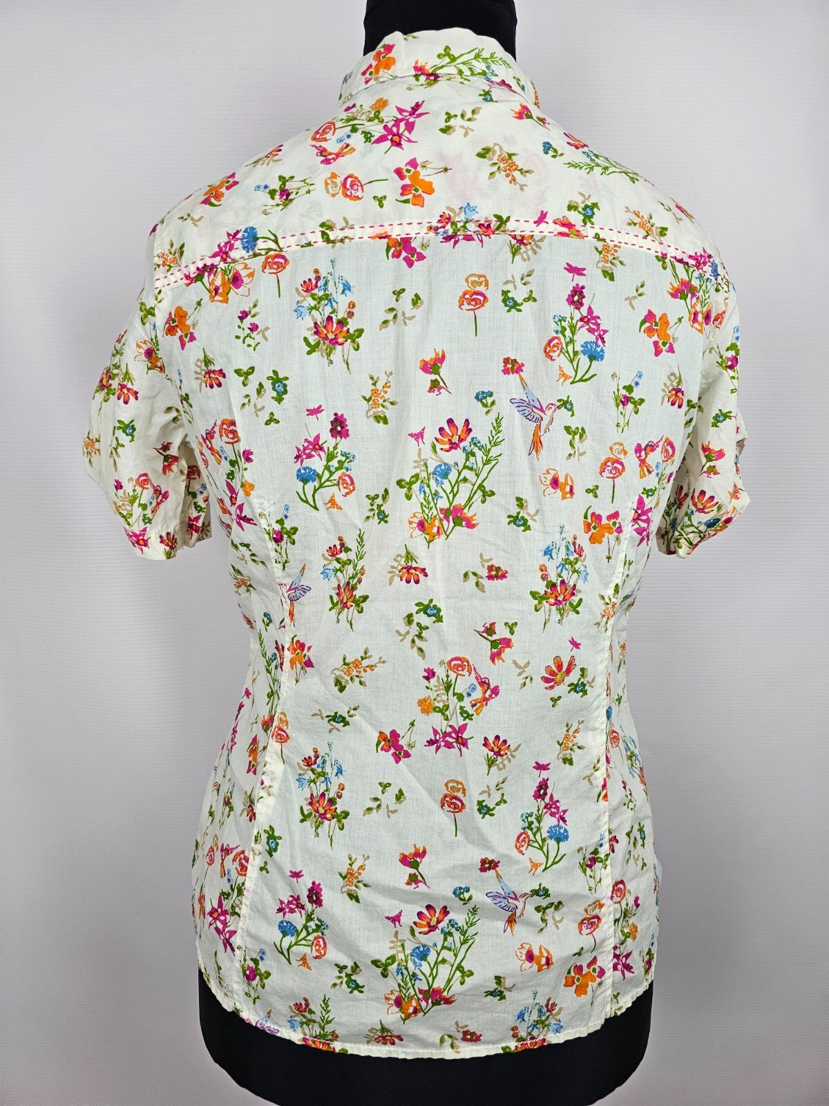 EK4792 Damen Bluse von Sunshine Coast, beige mit Blumen, Gr.XL4