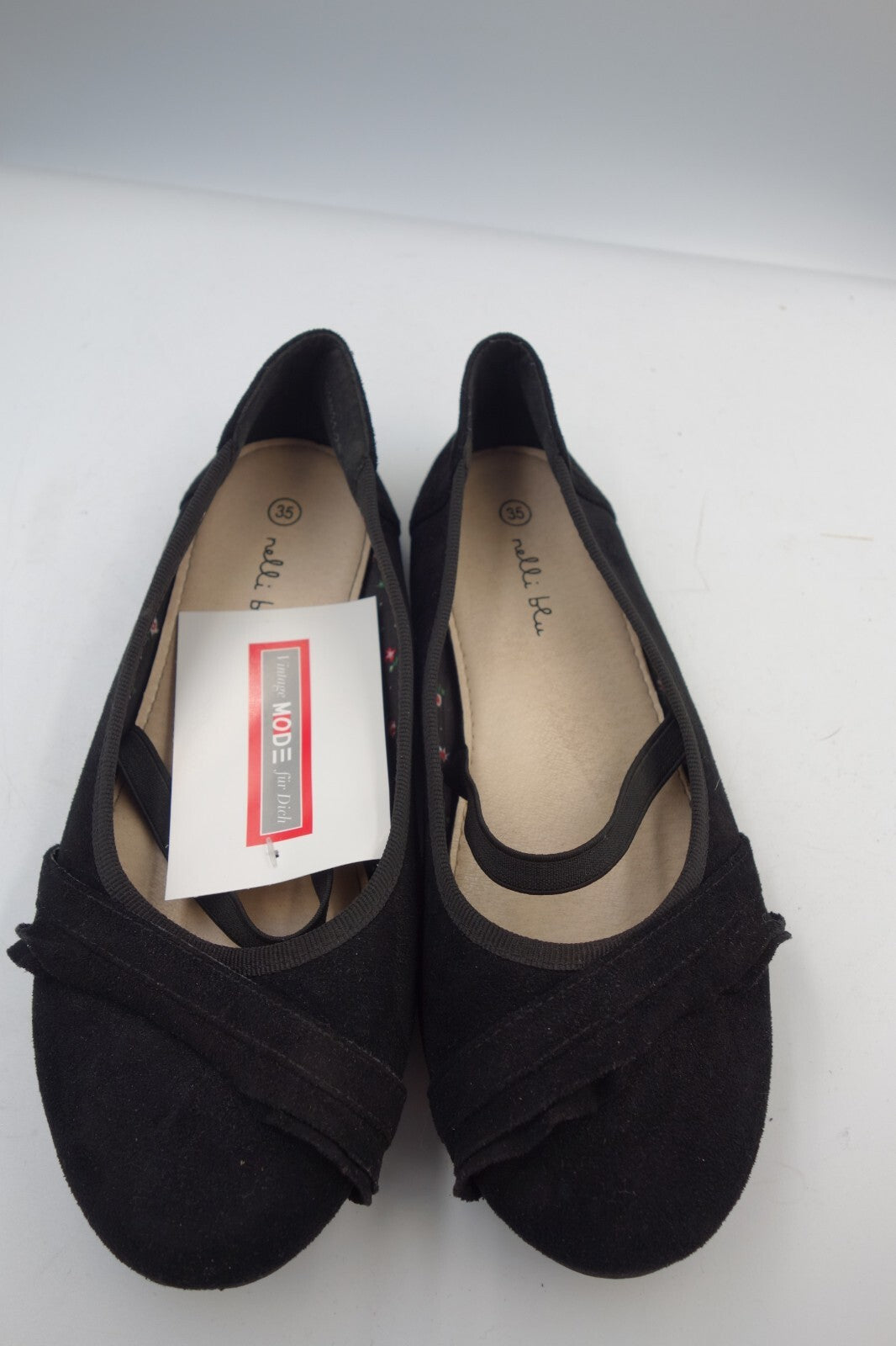 ES0128 Damen Ballerinas, schwarz von Nelli Blu, Gr. 351