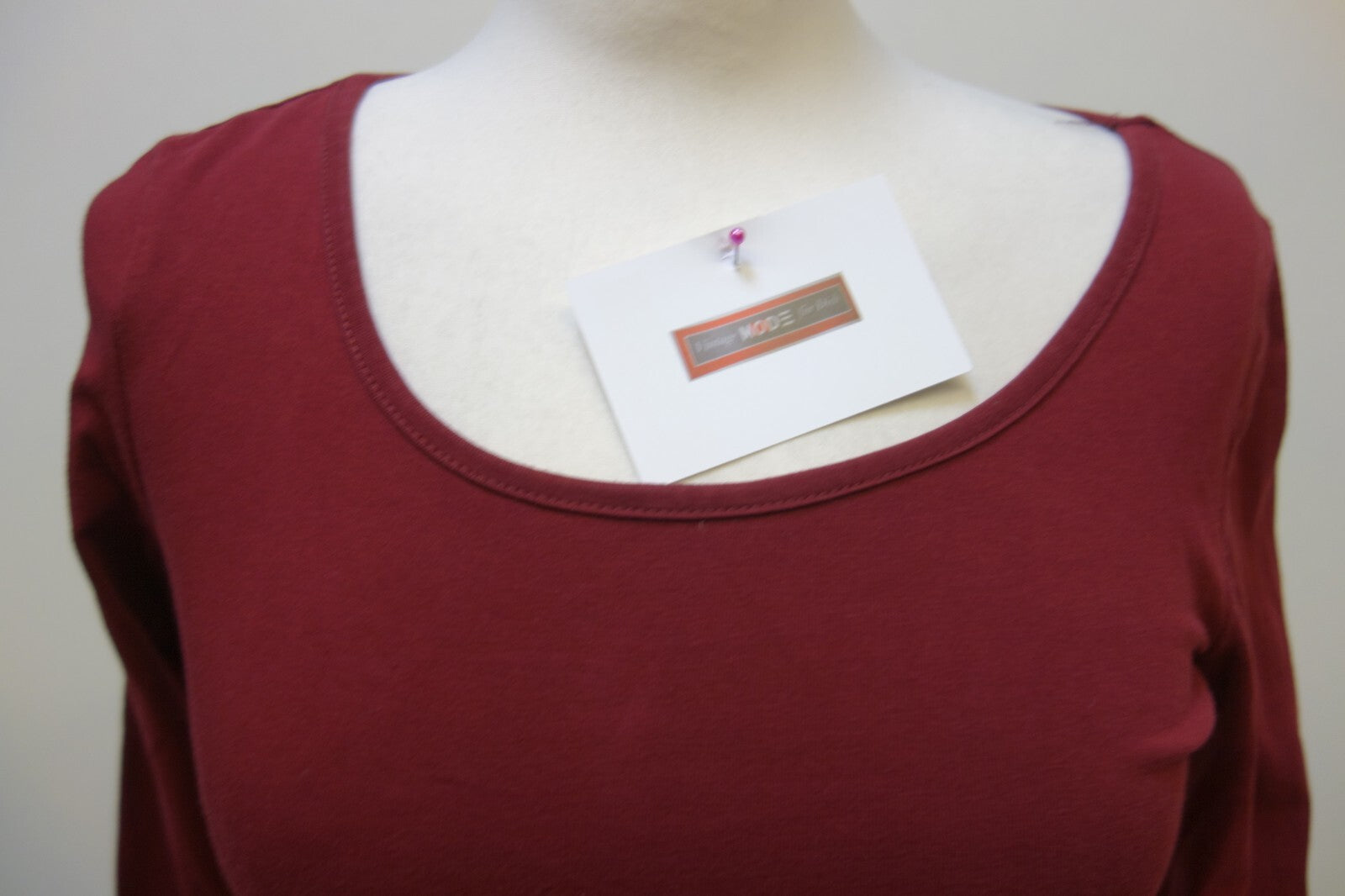 EK2297 Damen Langarmshirt von AjC, dunkelrot, Gr. 361