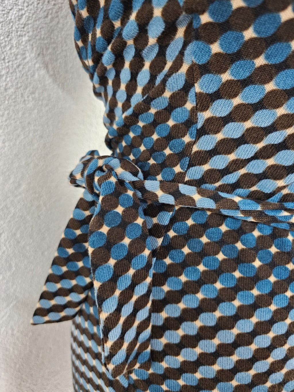 EK5945 Damen Kleid von Super Stition, blau/braun, Gr. 402