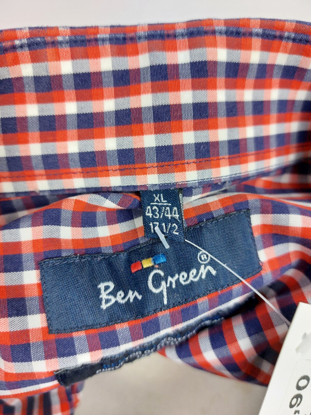 EK4499 Herren Hemd von Ben Green, blau/rot/weiß kariert, Gr. XL6