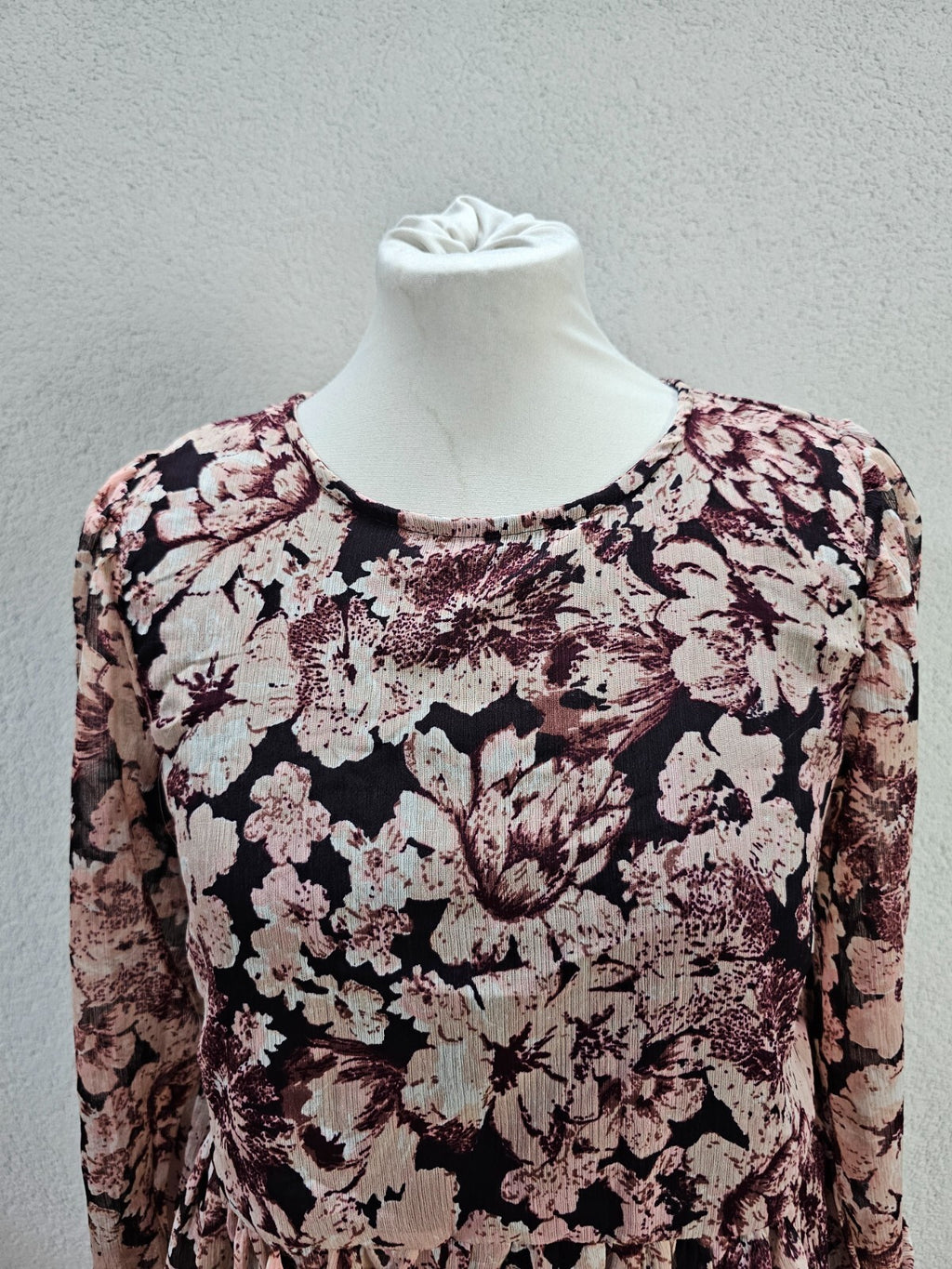 EK5783 Damen Bluse von Only, rosa/bordeaux, Gr. S1