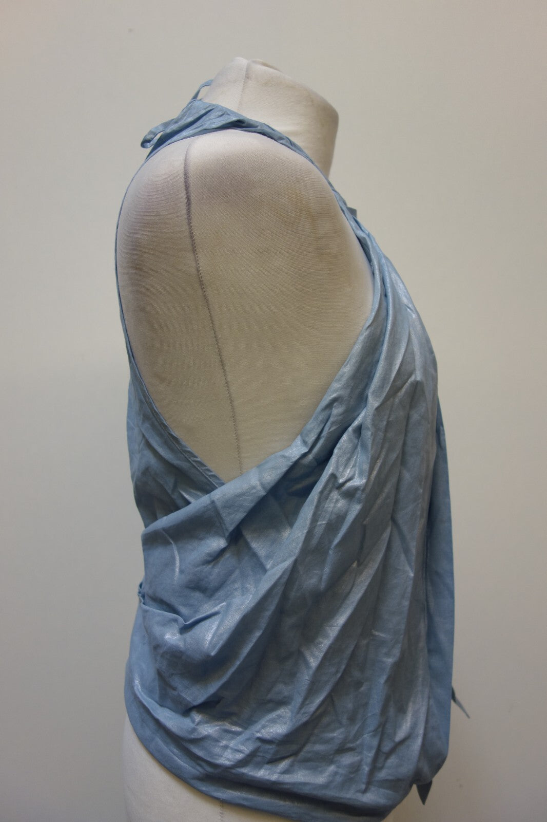 EK3675 Damen Top von Benetton, blau, Gr. S3