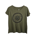 EK2716 Damen Tshirt Von Mosh Mosh, Olivengrün, Gr. XS0