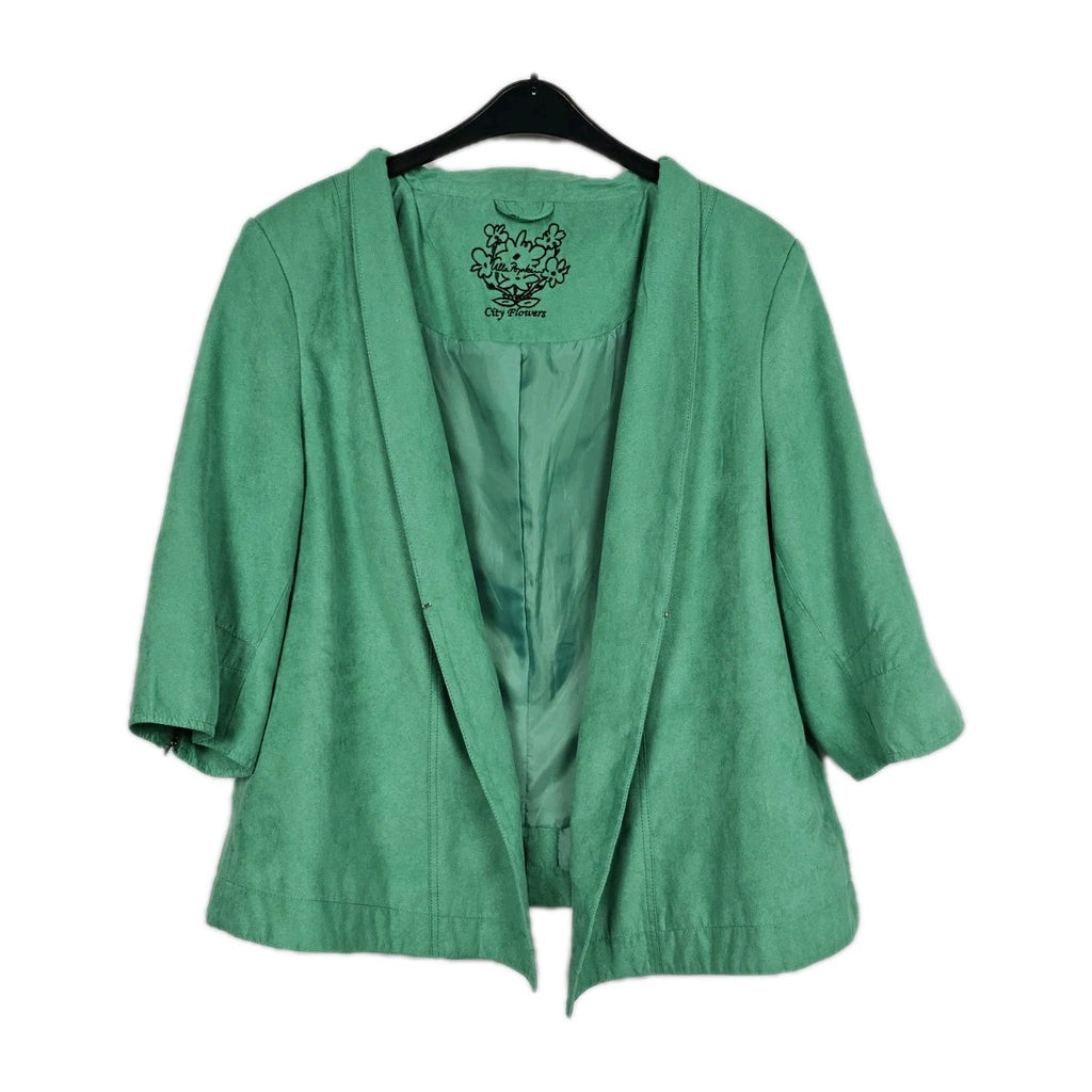 EK10402 Damen Blazer von Ulla Popken, Grün, Gr. 580