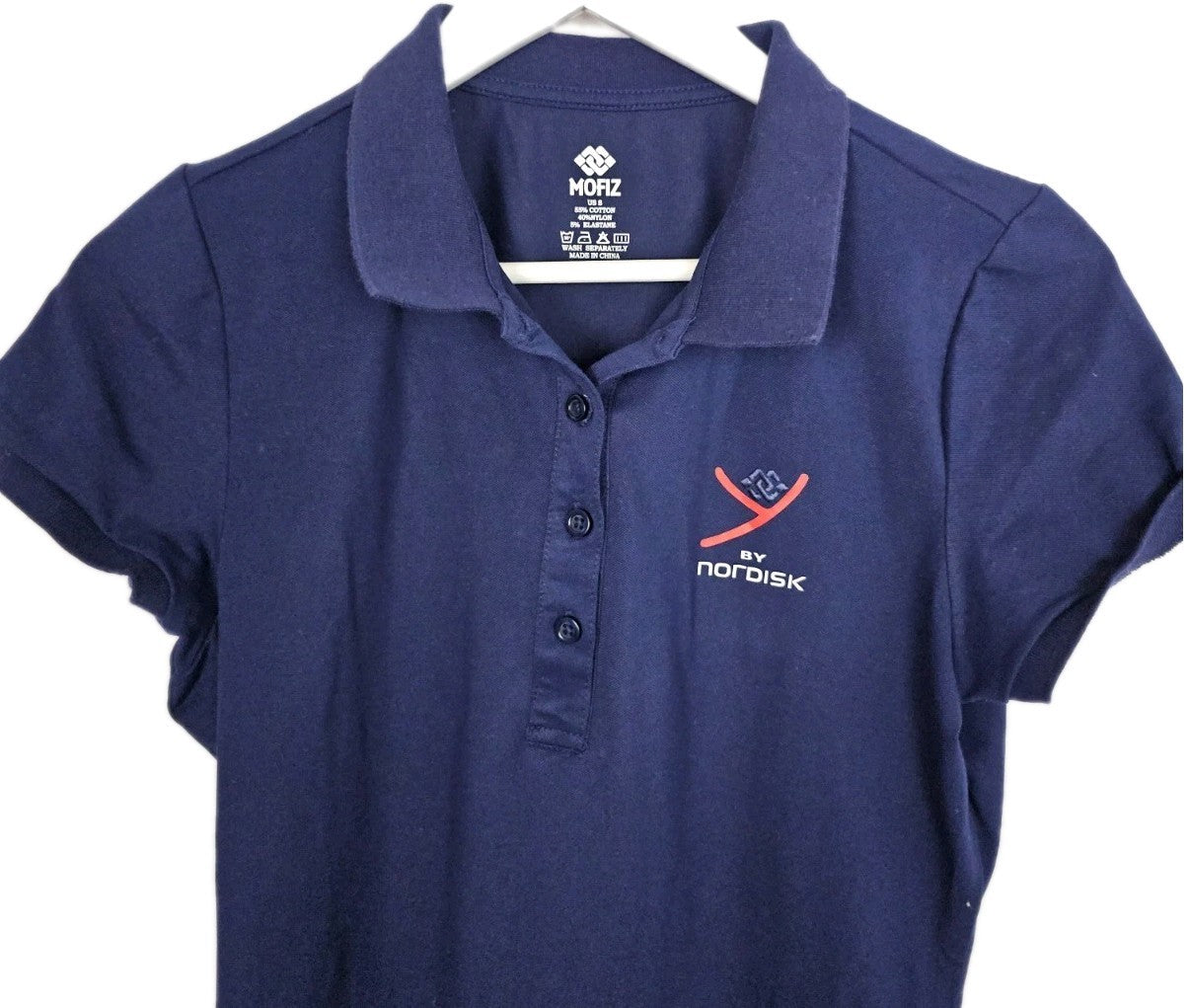 EK9657 Damen T-Shirt vok Mofiz, blau, Gr.S1