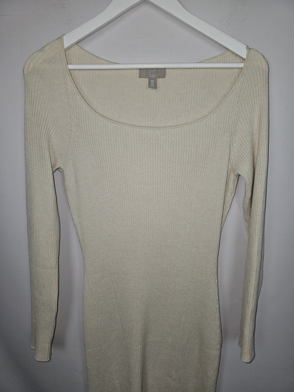 EK9746 Damen Kleid von H&M, Beige, Gr. M1