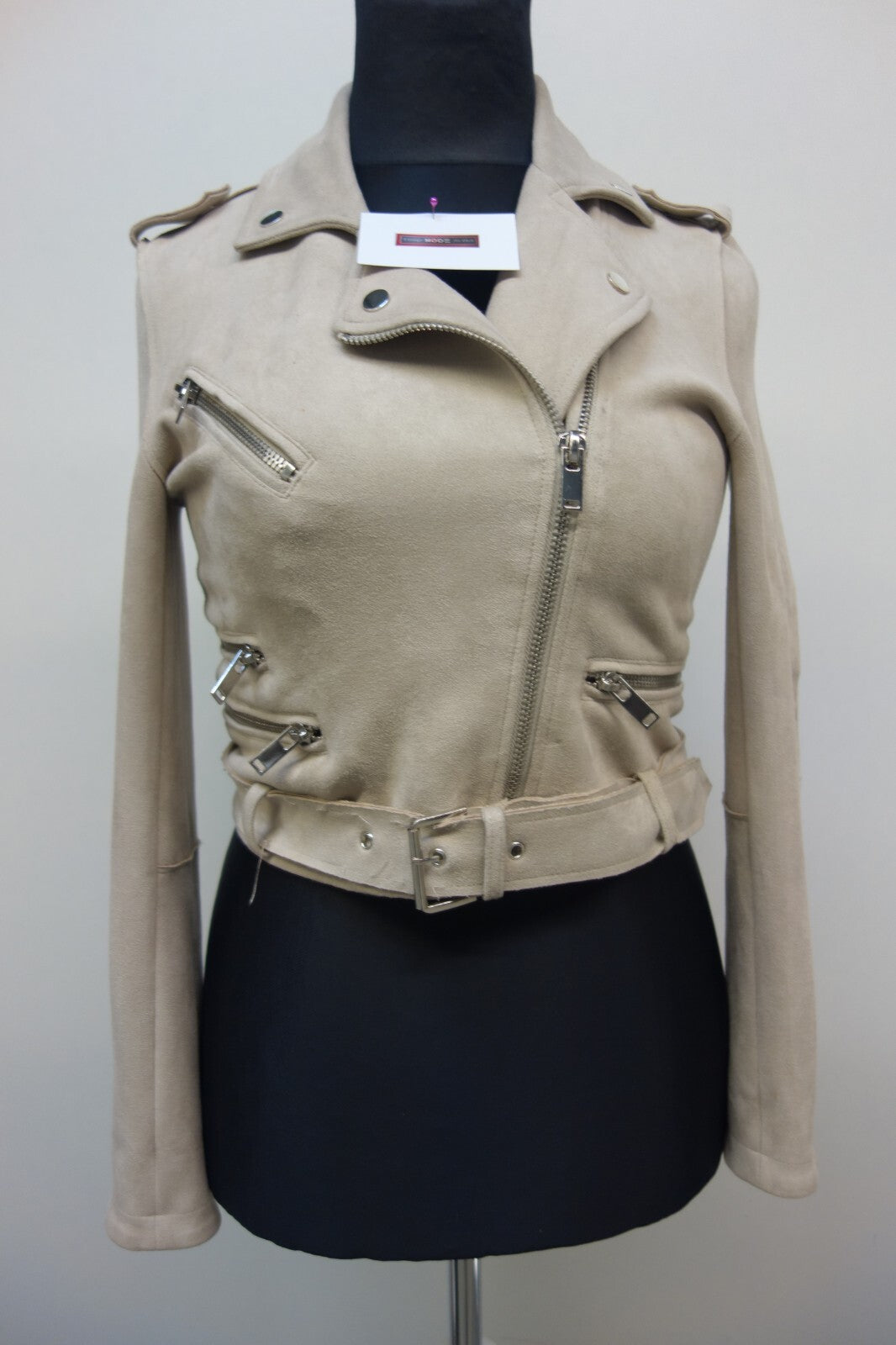 EK2513 Damen Jacke von Stradivarius, beige, Gr. S0
