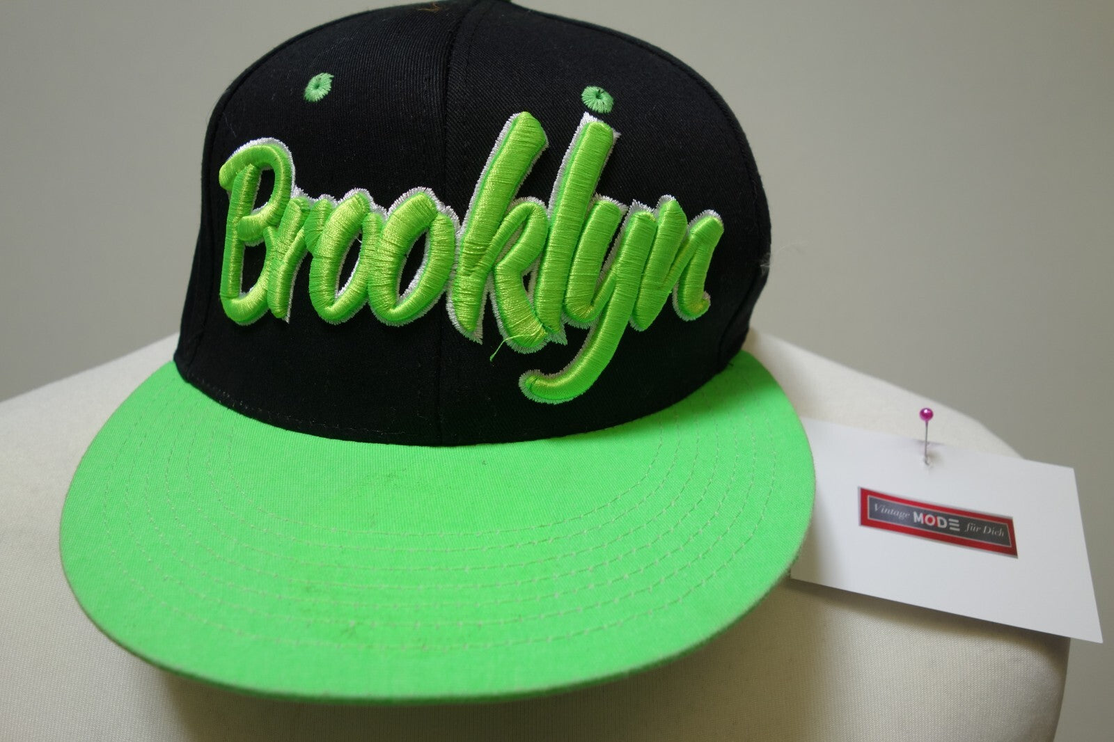 EK0465 Herren Basecap von Cityhunter USA, schwarz-Grün0