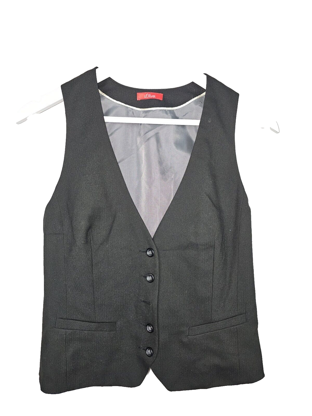 EK6838 Damen Anzugsweste von S.Oliver, Schwarz, Gr.360
