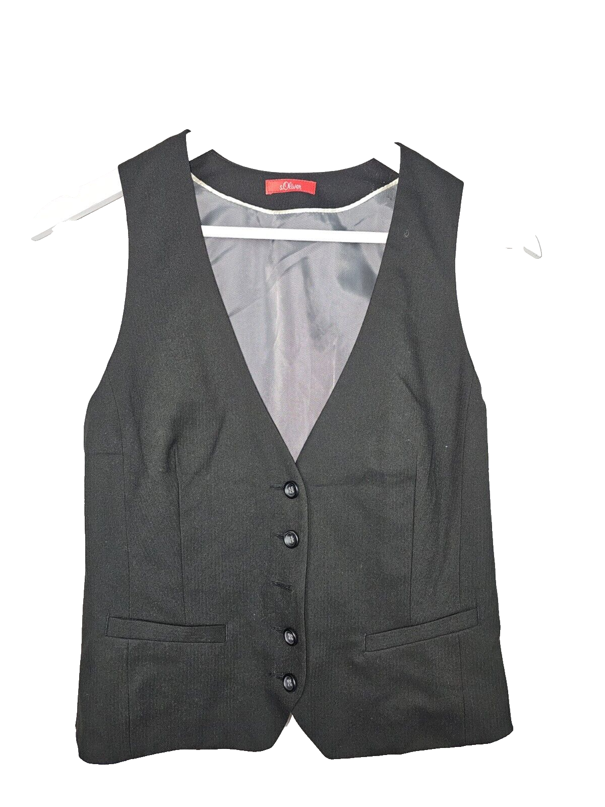 EK6838 Damen Anzugsweste von S.Oliver, Schwarz, Gr.360